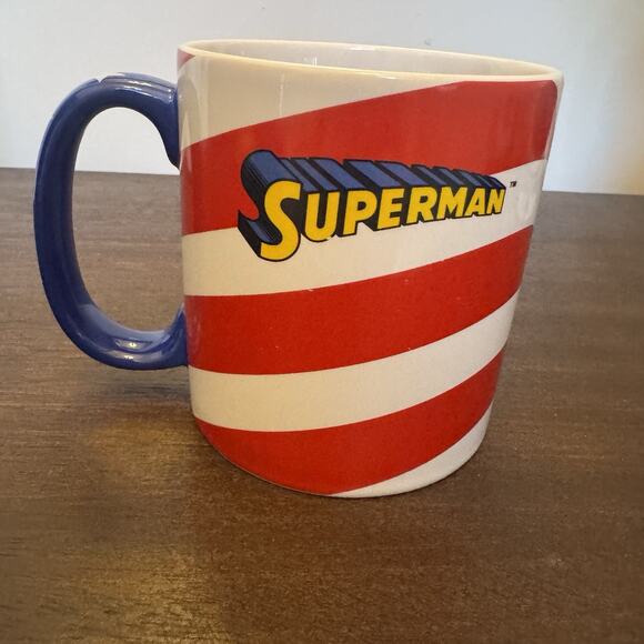 VTG Superman Large Coffee Mug Warner Bros. Studio Store Exclusive DC Comics 2001 - Picture 7 of 15